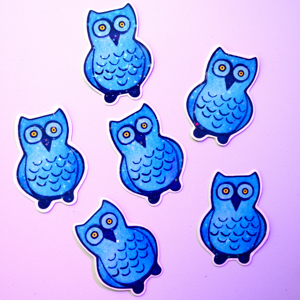 Sticker hibou