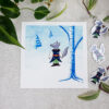 illustration jeunesse loup neige