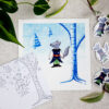 illustration jeunesse loup