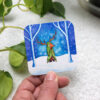 petite illustration cerf aquarelle jeunesse