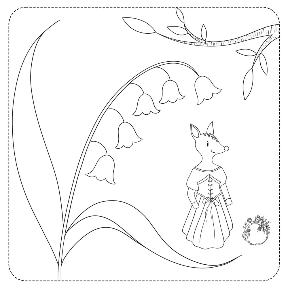 coloriage enfant illustration jeunesse