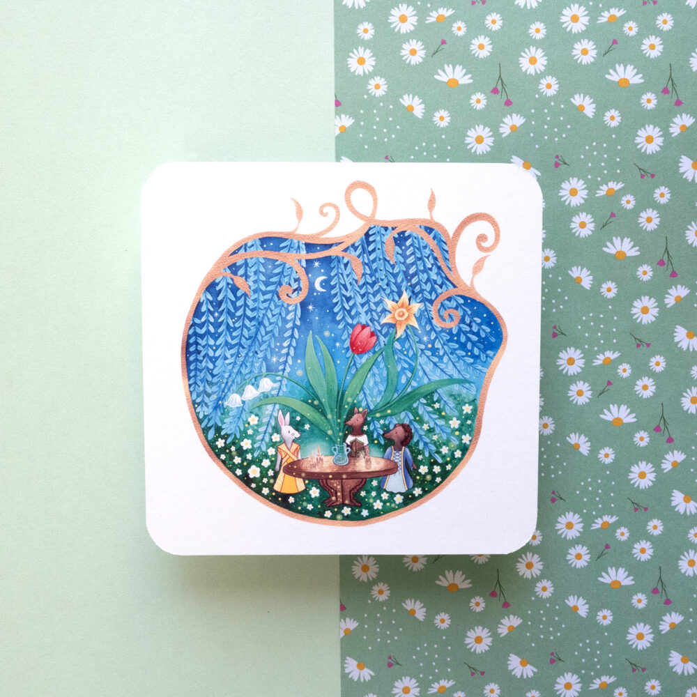 La table ronde des fleurs enchantées