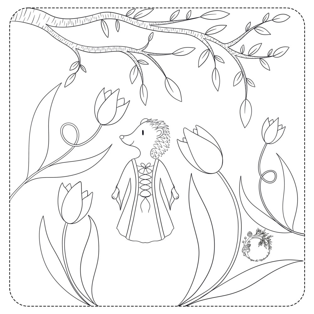 coloriage enfant illustration jeunesse