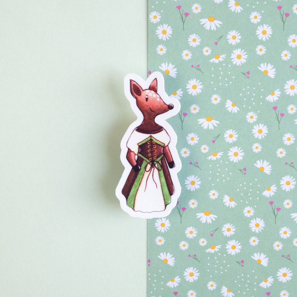 Sticker biche
