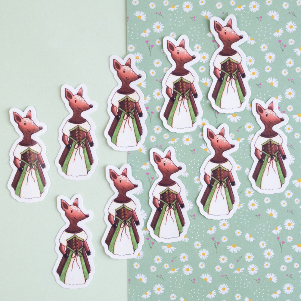 Sticker biche