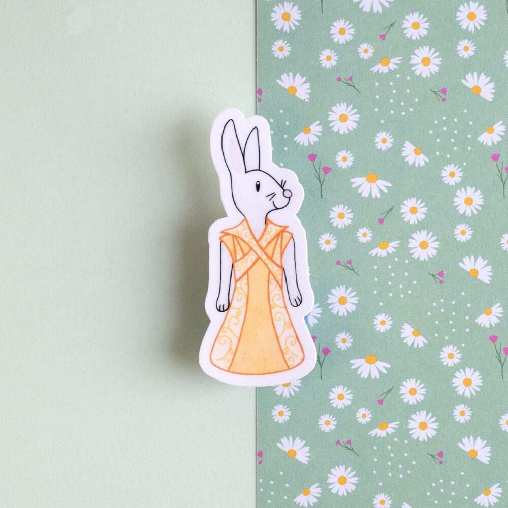 Sticker lapine